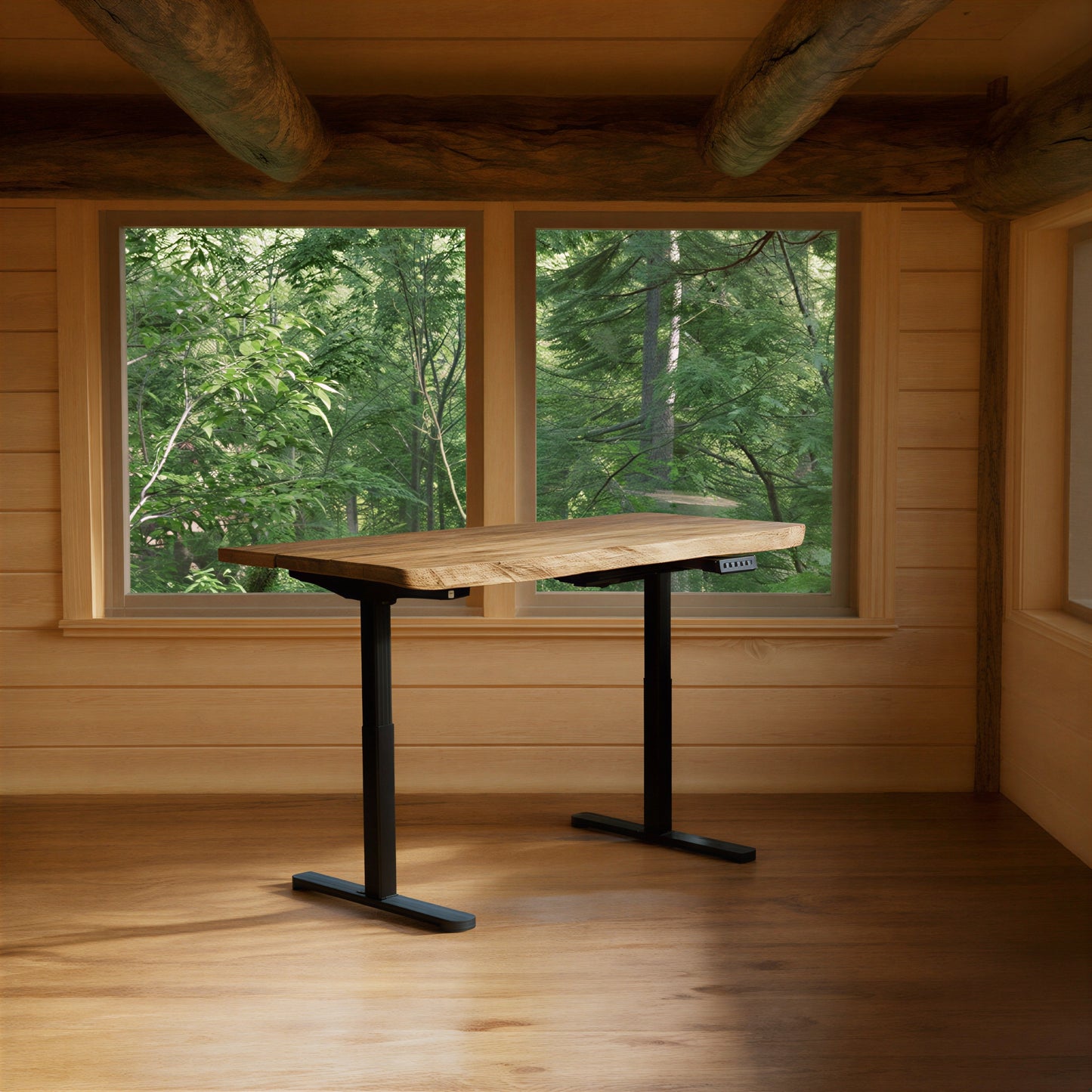 Elektrisch höhenverstellbares Schreibtischgestell 02