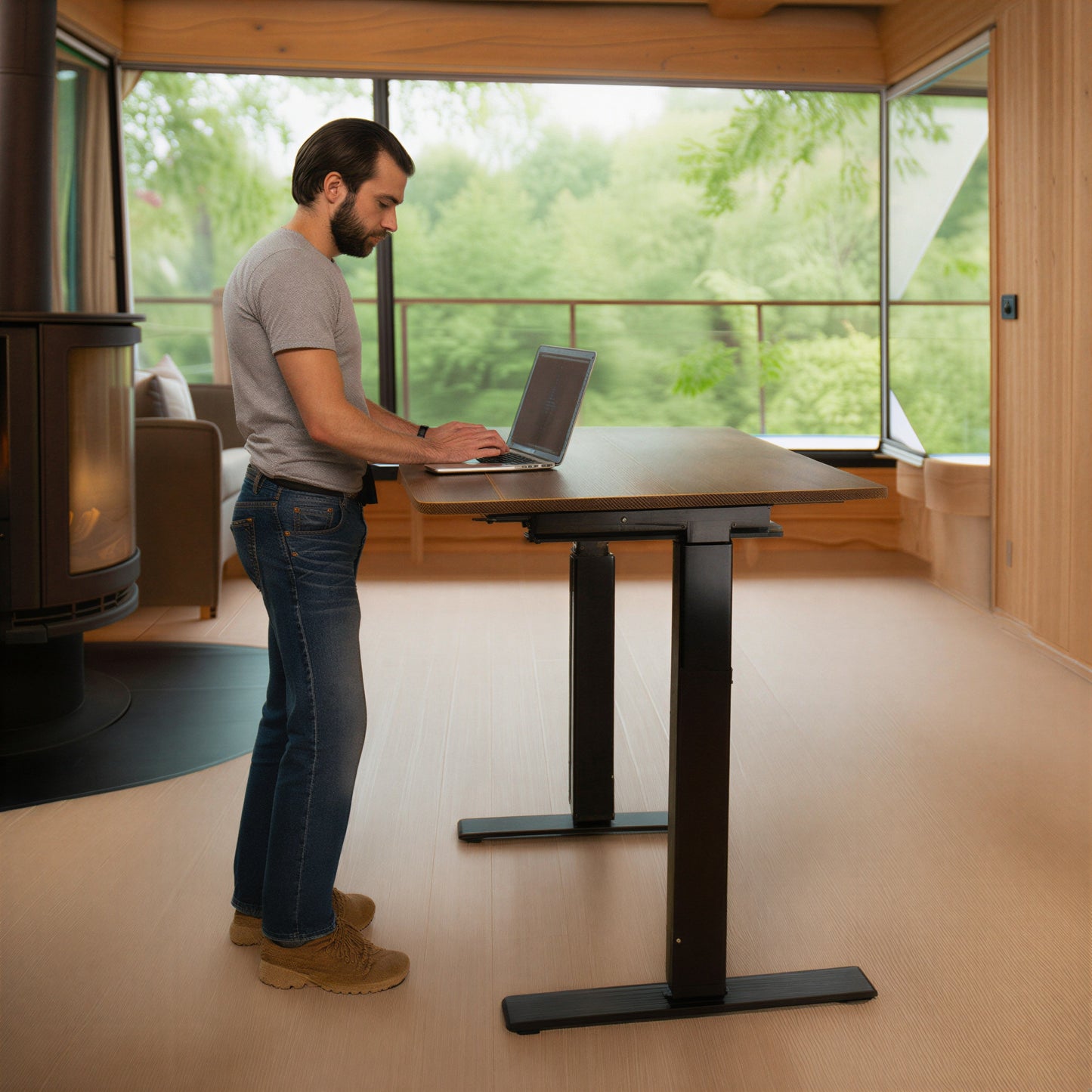 Analogic Höhenverstellbarer Schreibtisch 02