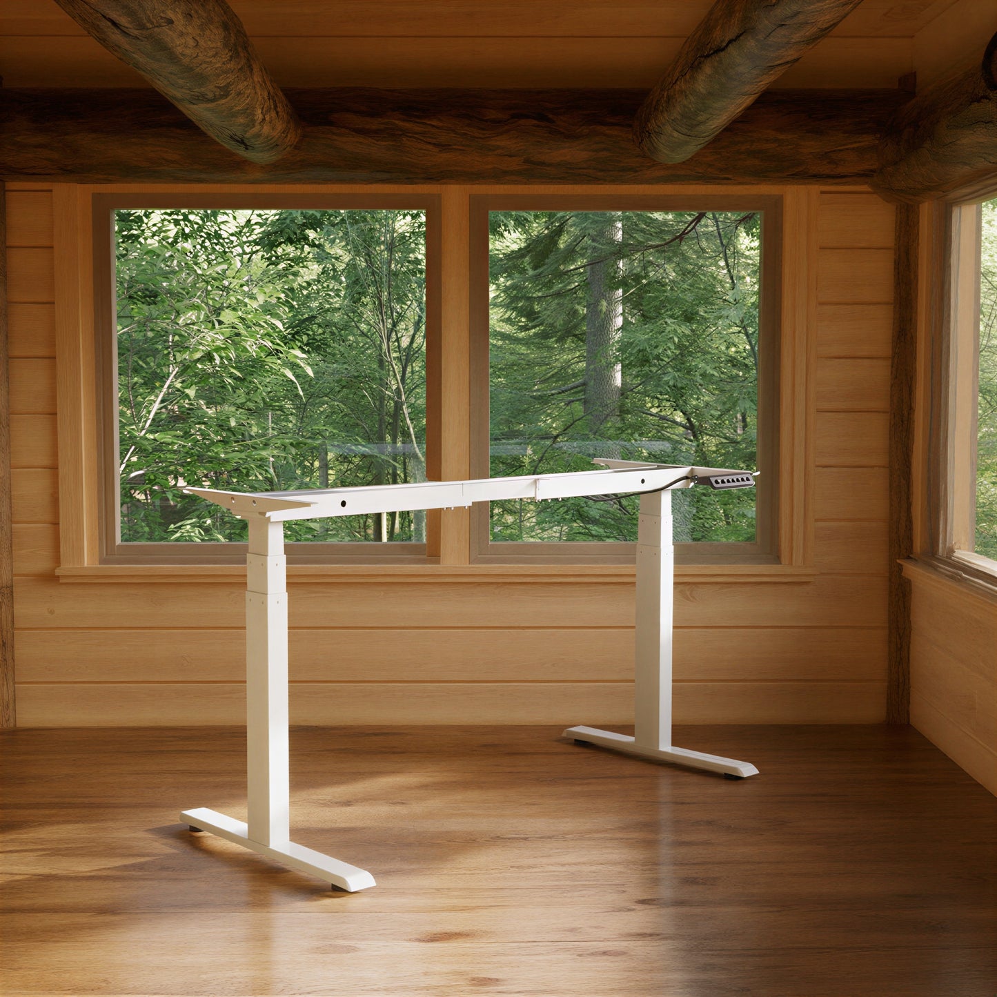 Elektrisch höhenverstellbares Schreibtischgestell 01